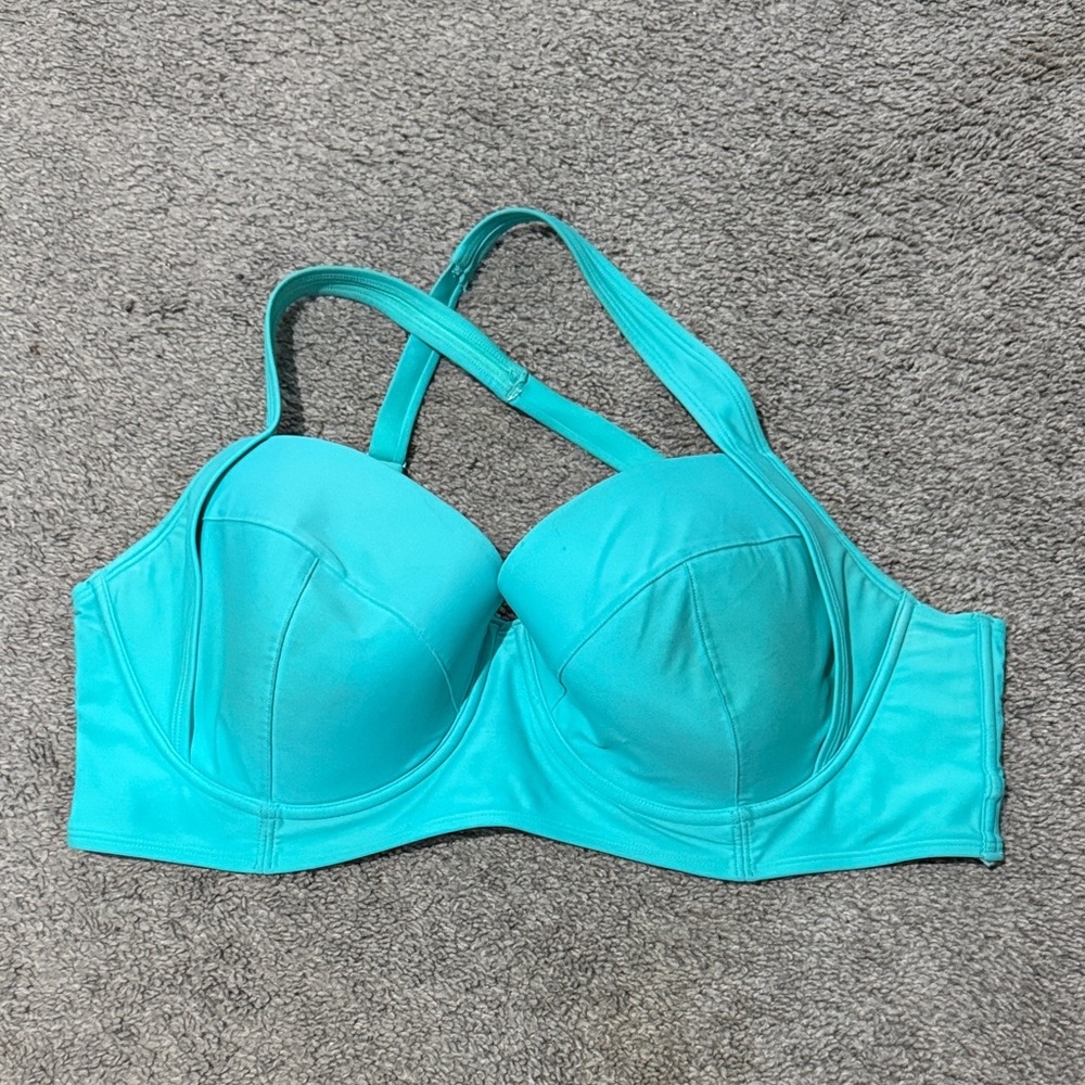 Women's Turquoise bikini top